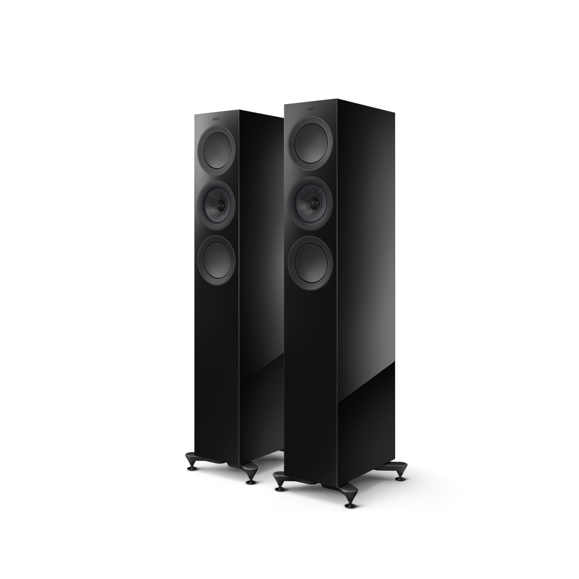 KEF R5 Meta kolumna podłogowa (sztuka) Black Gloss