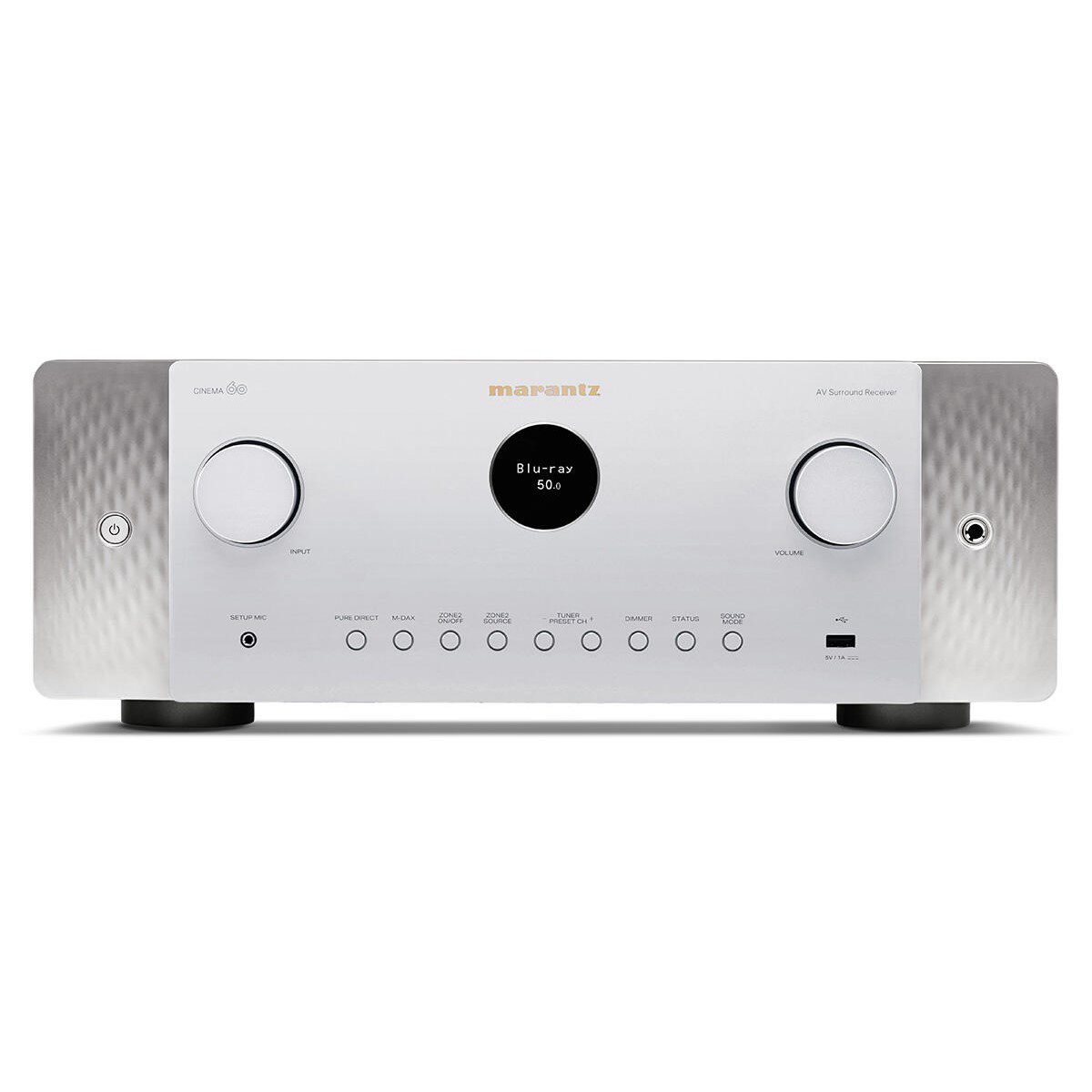 Marantz CINEMA 60 amplituner 7.2 8K/60Hz z Alexa, AirPlay i HEOS srebrno-złoty