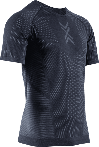 X-BIONIC Koszulka do biegania z krótkim rękawem męska XCEED RUN SHIRT black/rhino grey