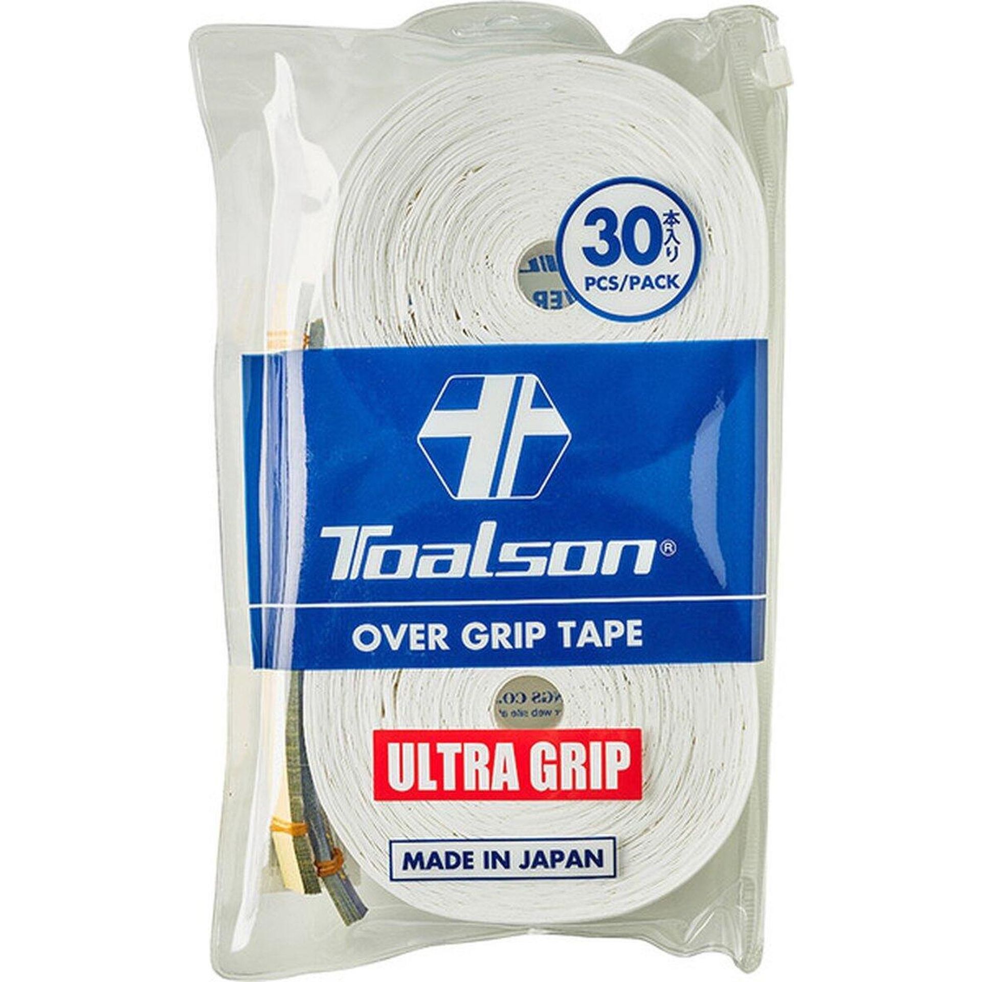 Owijki wierzchnie TOALSON Ultra Grip 30P - białe