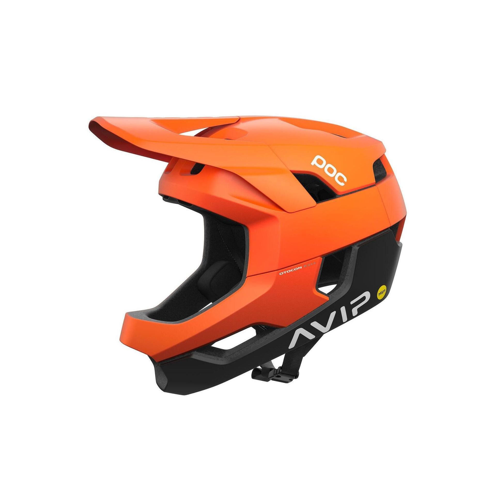 POC Otocon Race MIPS Helmet, pomarańczowy/czarny M | 55-58cm 2022 Kaski rowerowe 10530-8375-MED