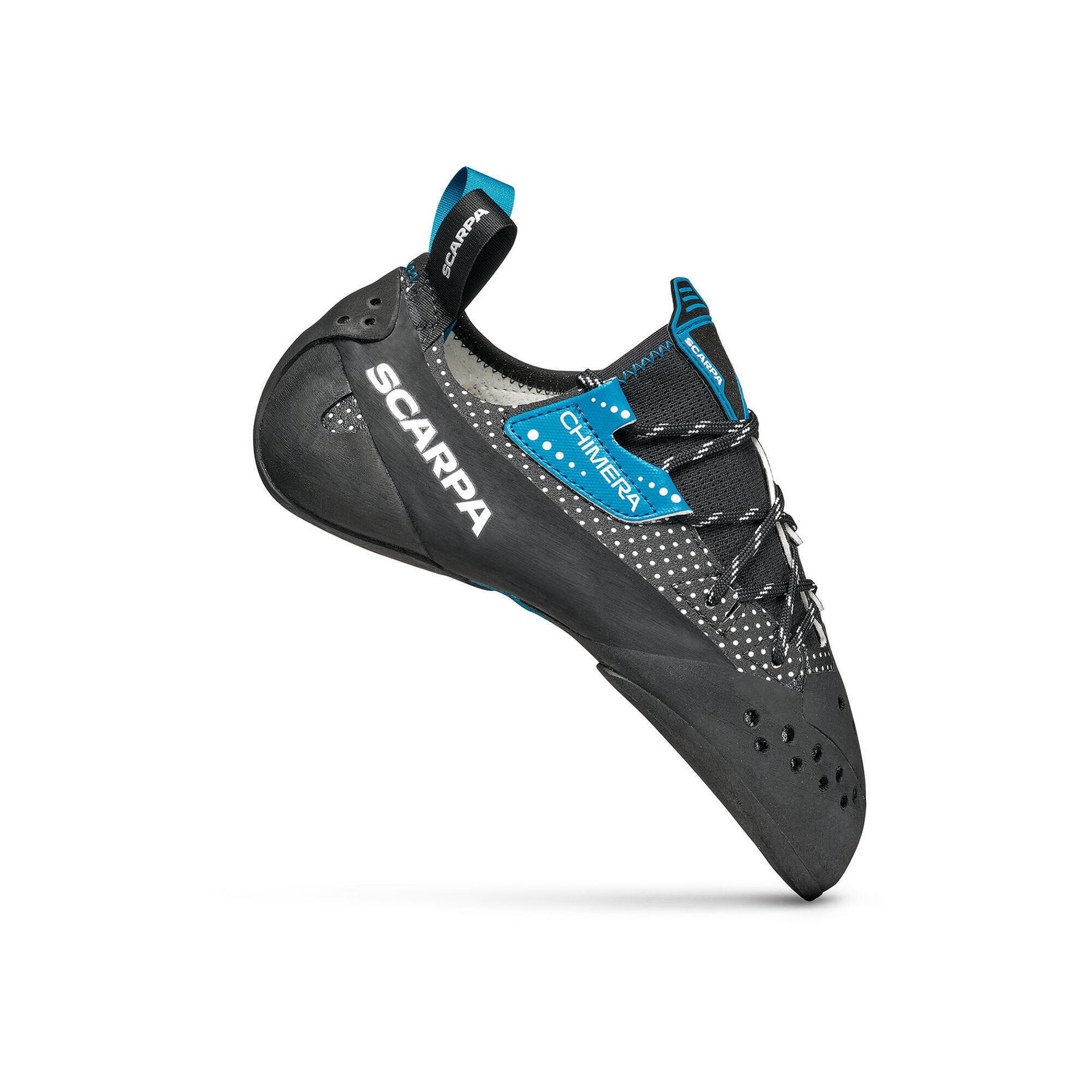 Buty wspinaczkowe Scarpa Chimera - black/white/azure