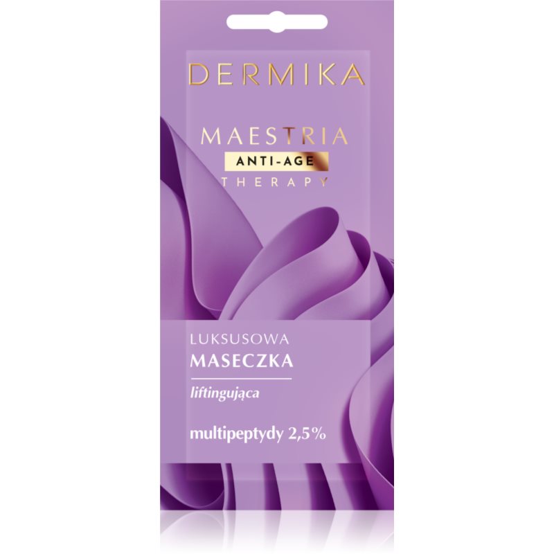 Dermika Maestria, luksusowa maseczka liftingująca, multipeptydy 2,5%, 7g