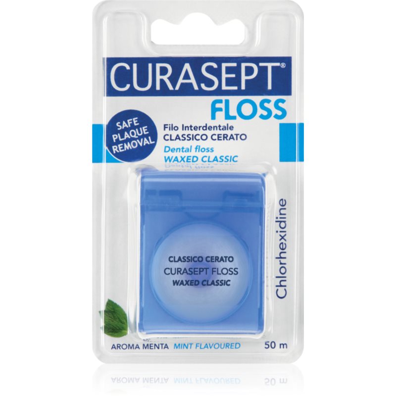Curasept Curasept Floss nić dentystyczna klasyczna woskowana 50 m 9091789