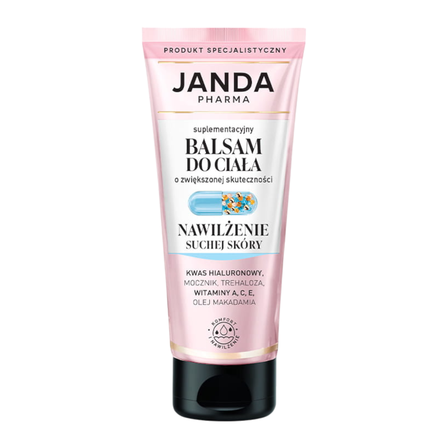 Janda Pharma Suplementacyjny balsam do ciała Nawilżanie suchej skóry