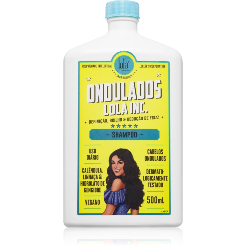 Lola Cosmetics, Ondulados Lola Inc. Shampoo, Szampon do włosów kręconych i falowanych, 500 ml