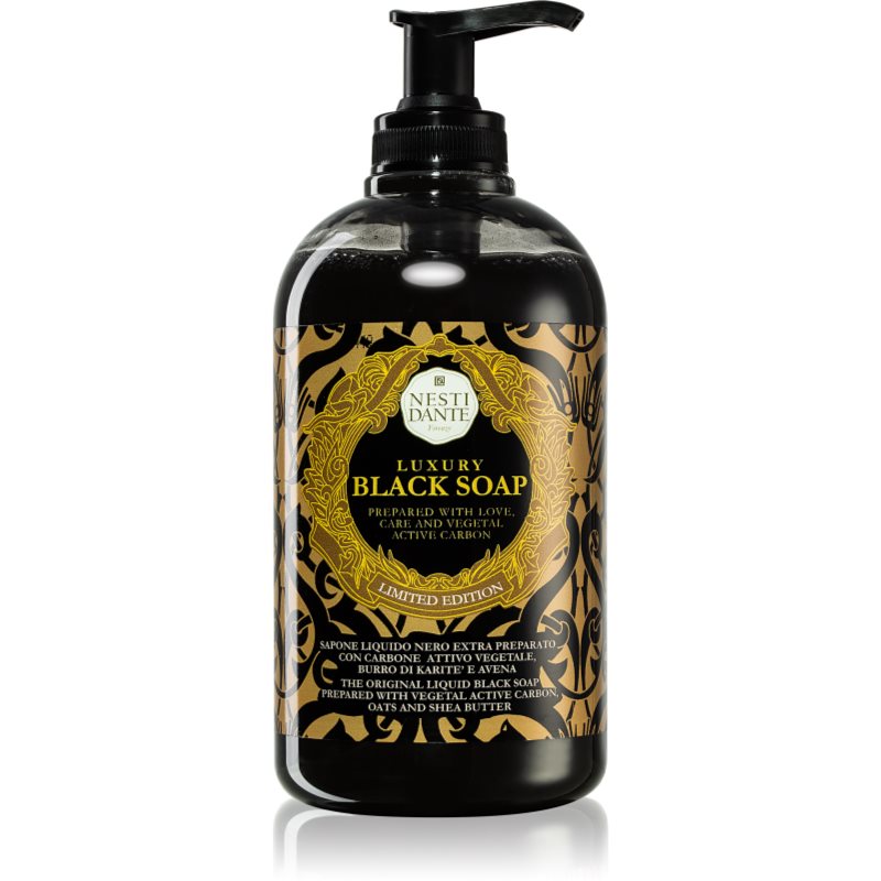 Nesti Dante Luxury Black Soap luksusowe mydło w płynie 500ml