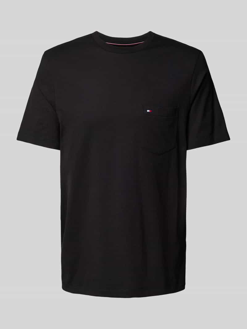 T-shirt o kroju regular fit z czystej bawełny