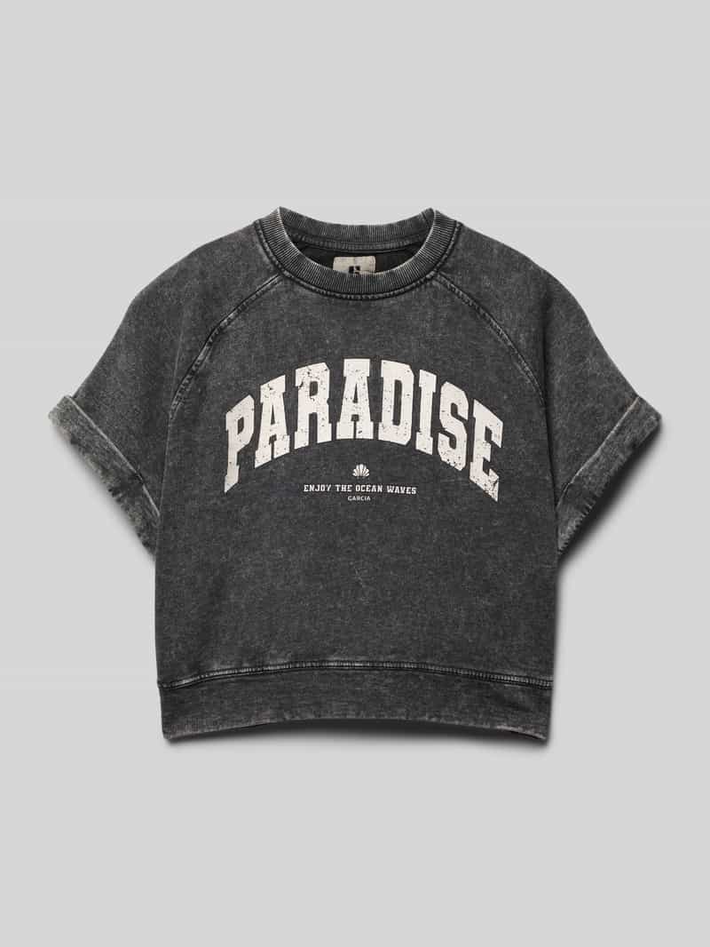 T-shirt z nadrukiem z logo