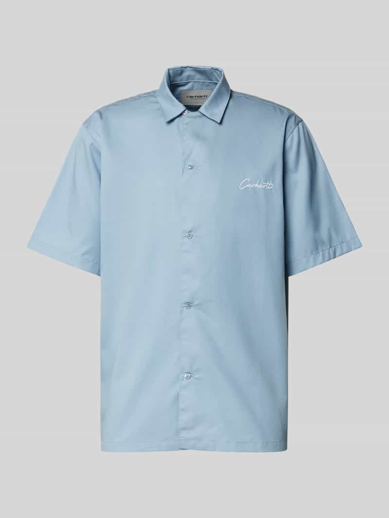 Koszula casualowa o kroju regular fit z wyhaftowanym logo