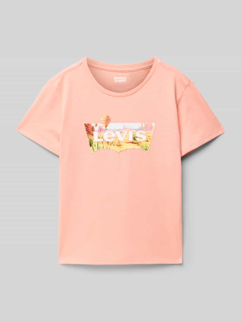 T-shirt z nadrukiem z logo