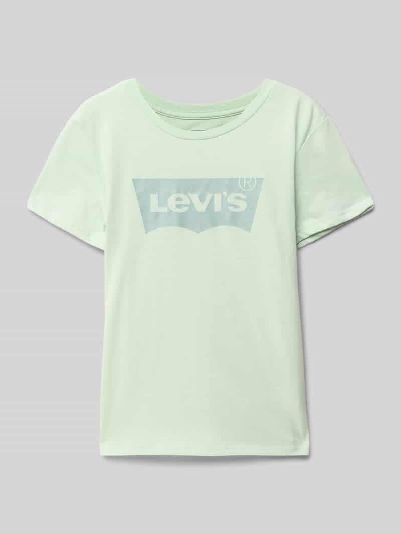T-shirt z nadrukiem z logo