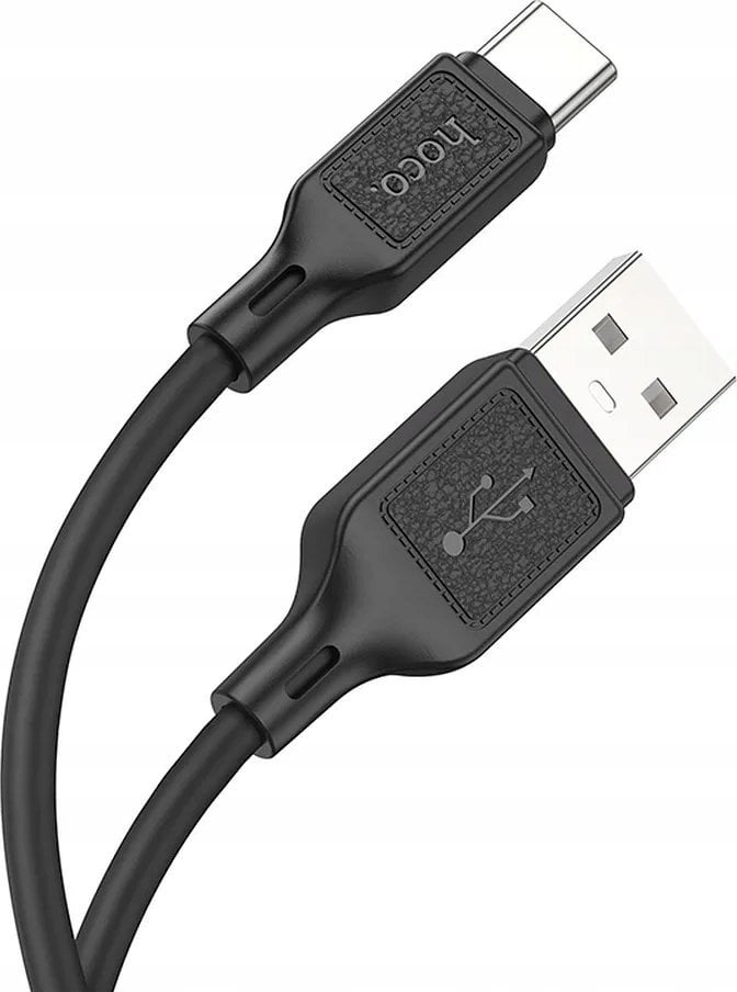 Kabel USB Hoco HOCO kabel USB A do Typ C 3A X90 1 m czarny