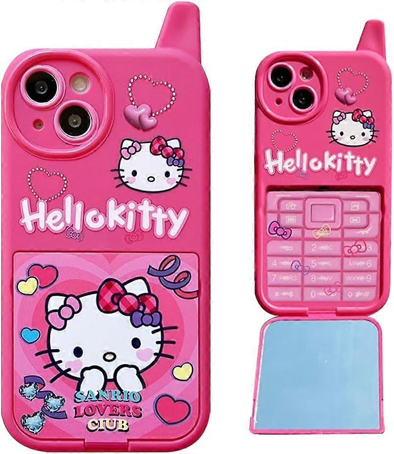 Heyone Etui z kreskówek na iPhone 12 Pro, śliczne śmieszne etui na telefon Kawaii Cat Kitty 3D Character Soft silikonowe etui dla dzieci, dziewcząt...