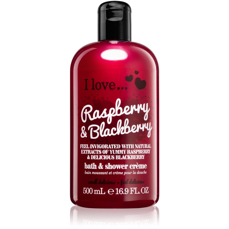 I love... I love I love krem pod prysznic i do kąpieli Raspberry & Blackberry 500ml