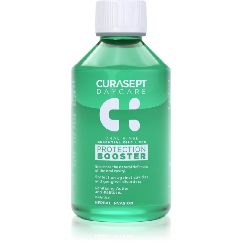 CURASEPT Daycare Protection Booster Herbal Invasion płyn do płukania jamy ustnej ziołowy 500 ml