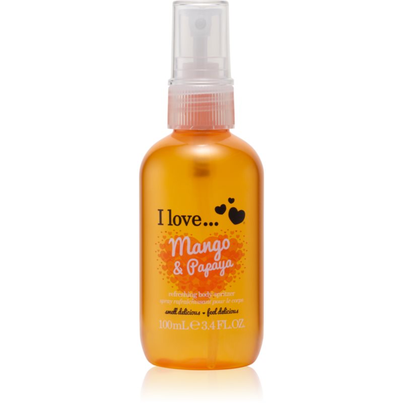 I Love Cosmetics Odświeżanie sprayu korpus o zapachu mango i papaya papai i mango orzeźwiający ciała Spritzer) 100 m