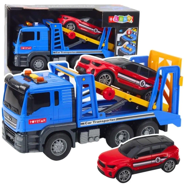 Laweta pomoc drogowa samochód światła dźwięki - Leantoys