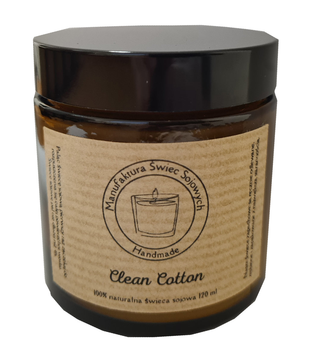 Świece sojowe świeca sojowa zapachowe Clean Cotton / Manufaktura Świec Sojowych