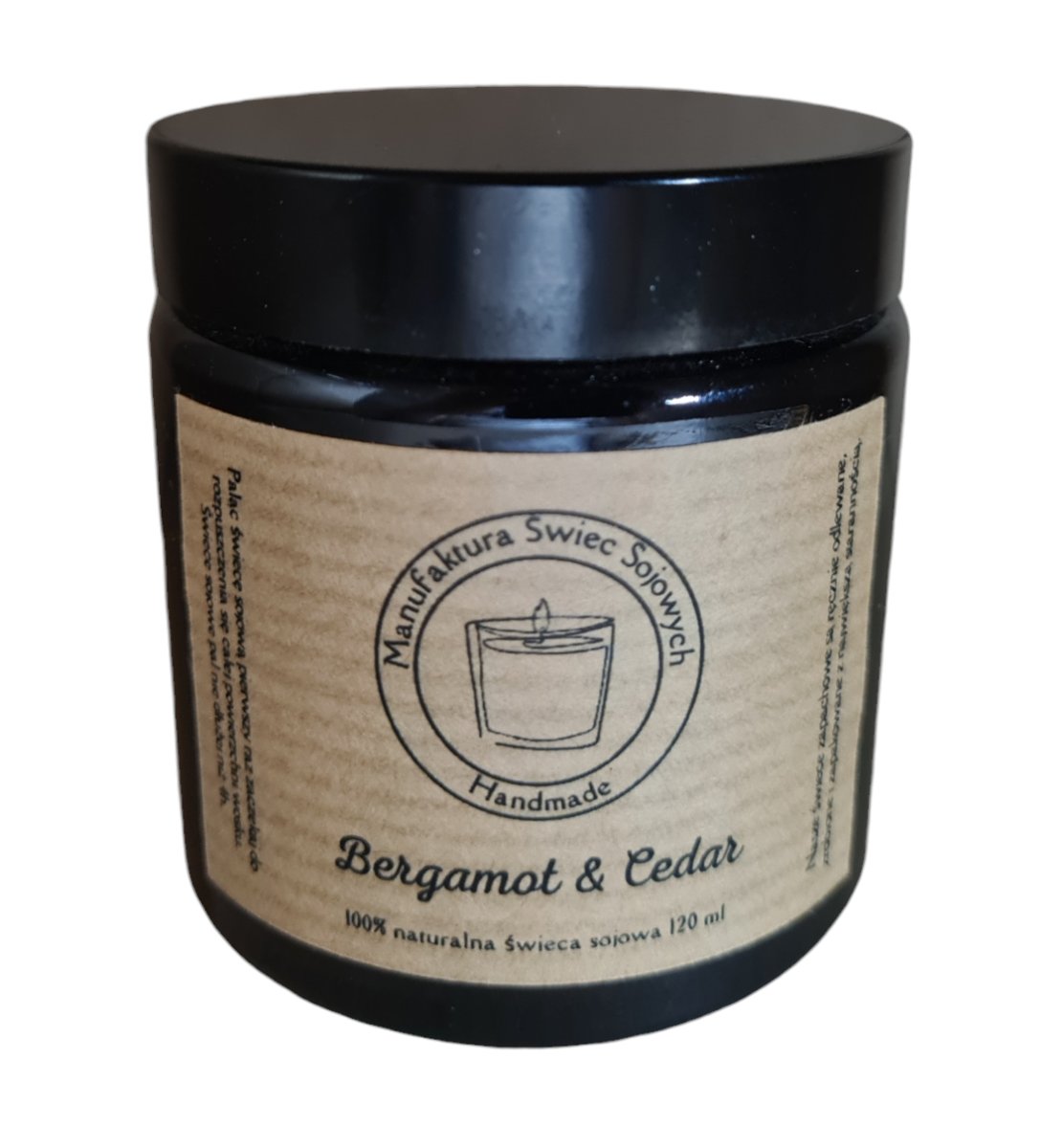 Świece sojowe świeca sojowa zapachowe Bergamot Cedar / Manufaktura Świec Sojowych