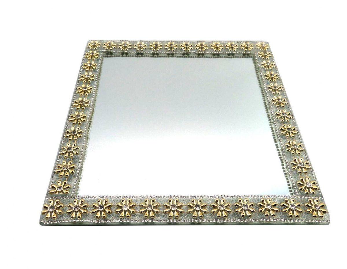 Podstawka pod świece stroik świecznik lustro