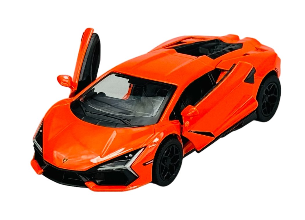 KINSMART LAMBORGHINI REVUELTO POMARAŃCZOWY 1:38 BEZ PUDEŁKA KT5459