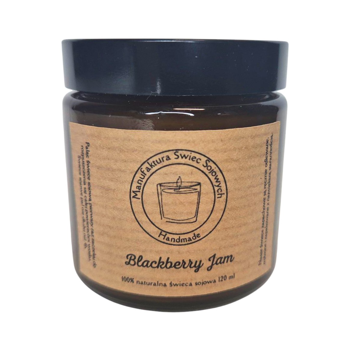 Świece sojowe świeca sojowa zapachowe Blackberry Jam / Manufaktura Świec Sojowych