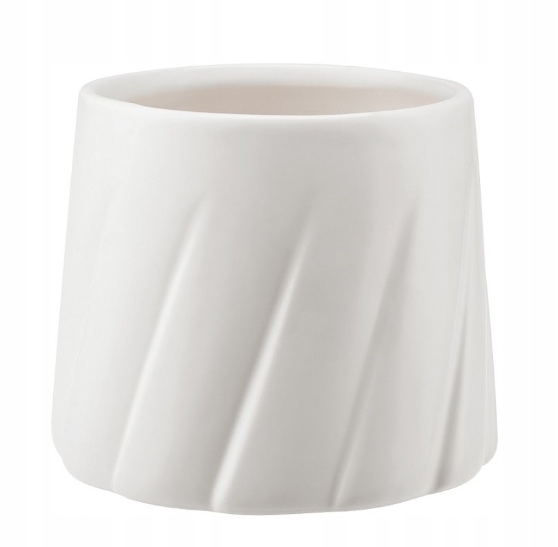 Osłonka 14,5 cm ceramika biały Verdenia