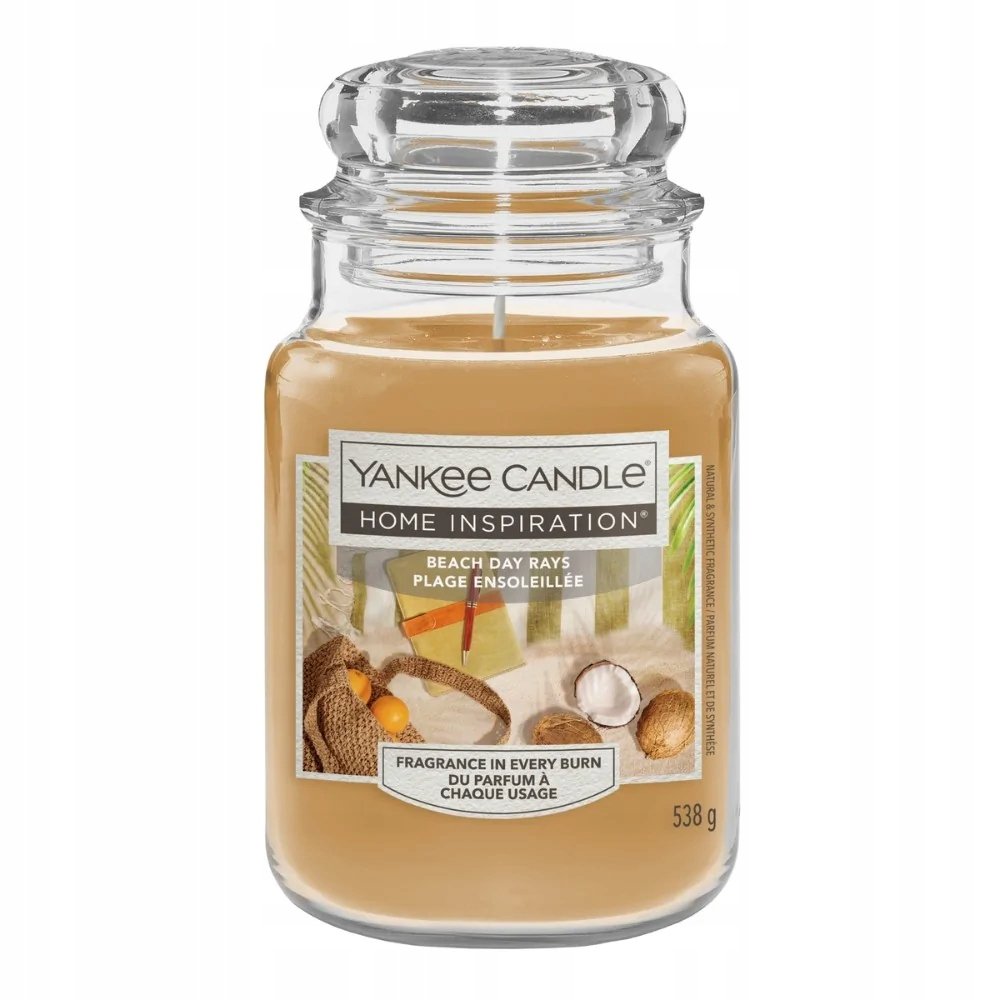Yankee Candle Home Inspiration Beach Day Rays Świeca Duża 538g