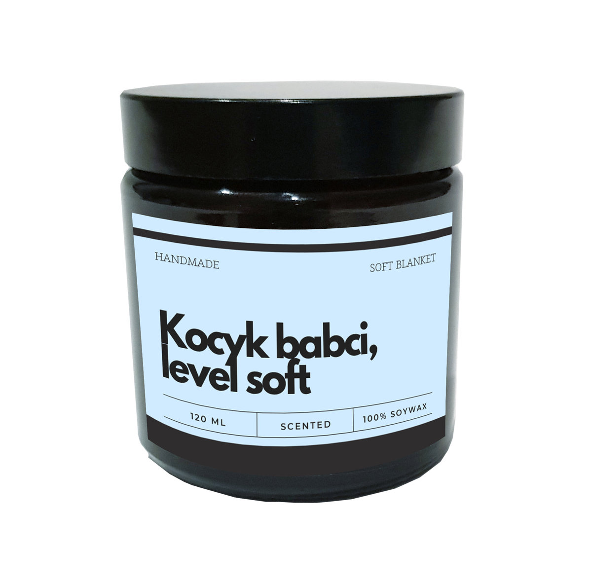 Świece sojowe świeca sojowa zapachowe Kocyk babci level soft / Funny Candle