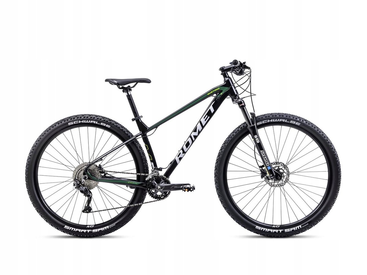 Rower męski MTB górski ROMET Mustang M5 2024 czarny rama 21 cali koła 29''