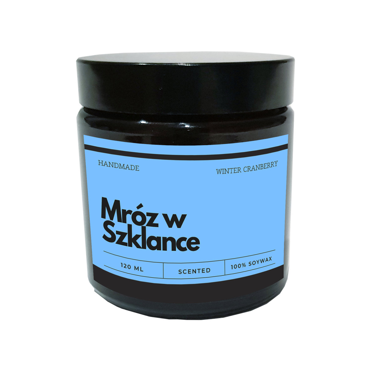 Świece sojowe świeca sojowa zapachowe Mróz w Szklance / Funny Candle