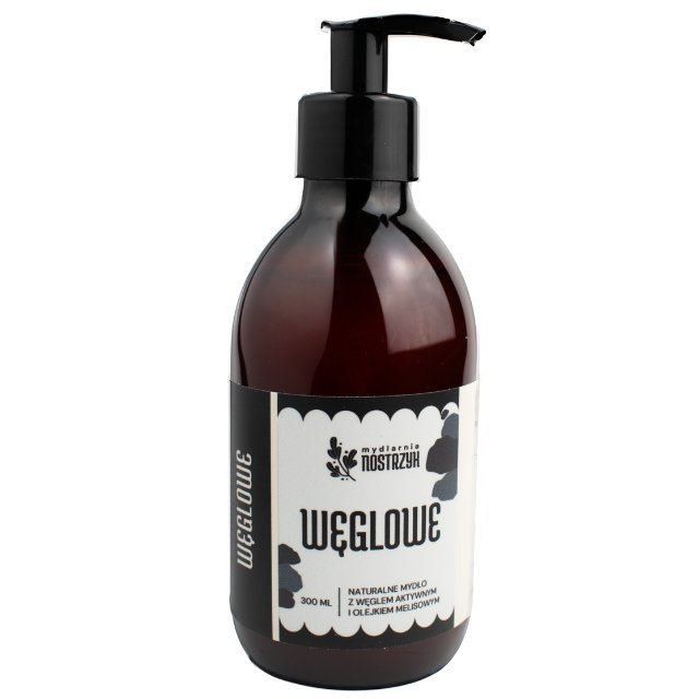 Mydlarnia Nostrzyk, Mydło Węglowe w płynie, 300ml