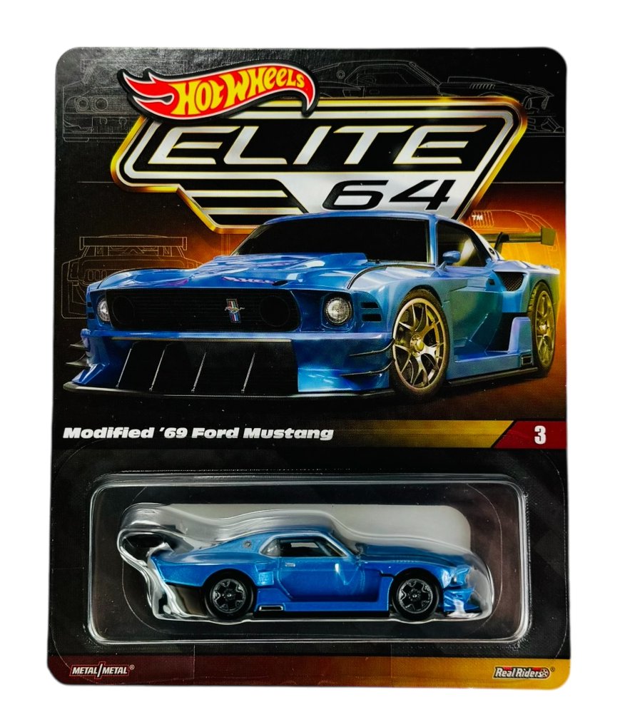 HOT WHEELS ELITE 64 MODIFIED '69 FORD MUSTANG HGW13