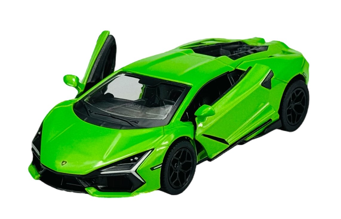 KINSMART LAMBORGHINI REVUELTO ZIELONY 1:38 BEZ PUDEŁKA KT5459