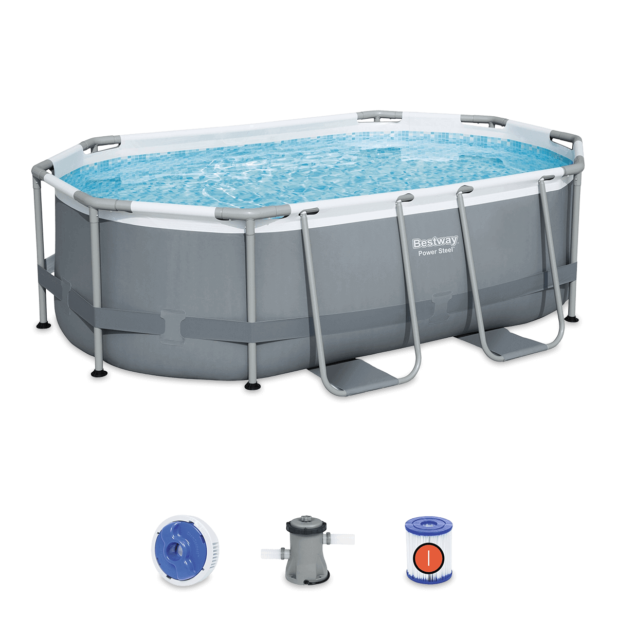 Bestway Basen ogrodowy stelażowy 305 x 200 x 84 10w1 5614A 5614A