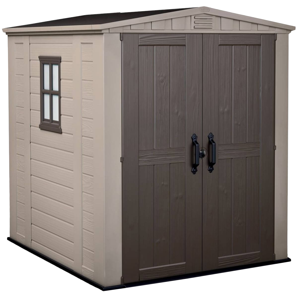 Keter Domek ogrodowy Factor, kremowy, 178x195,5x208 cm