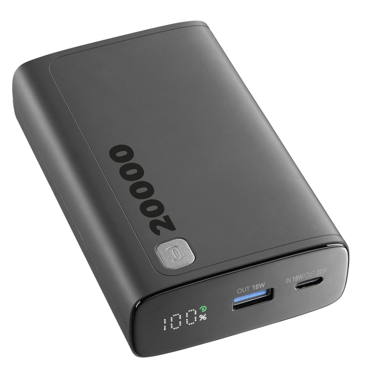 Cellularline PBDISPL01PD20000K 20000 mAh Czarny