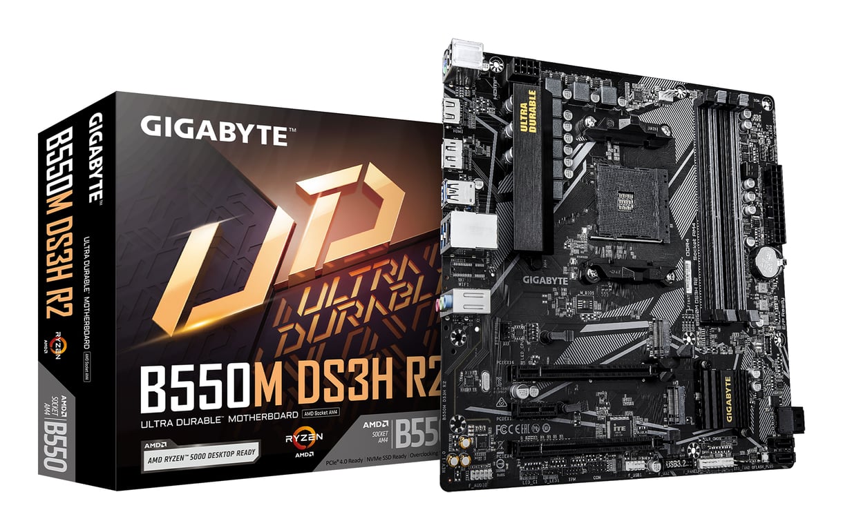 GIGABYTE B550M DS3H R2 Socket AM4 micro ATX
