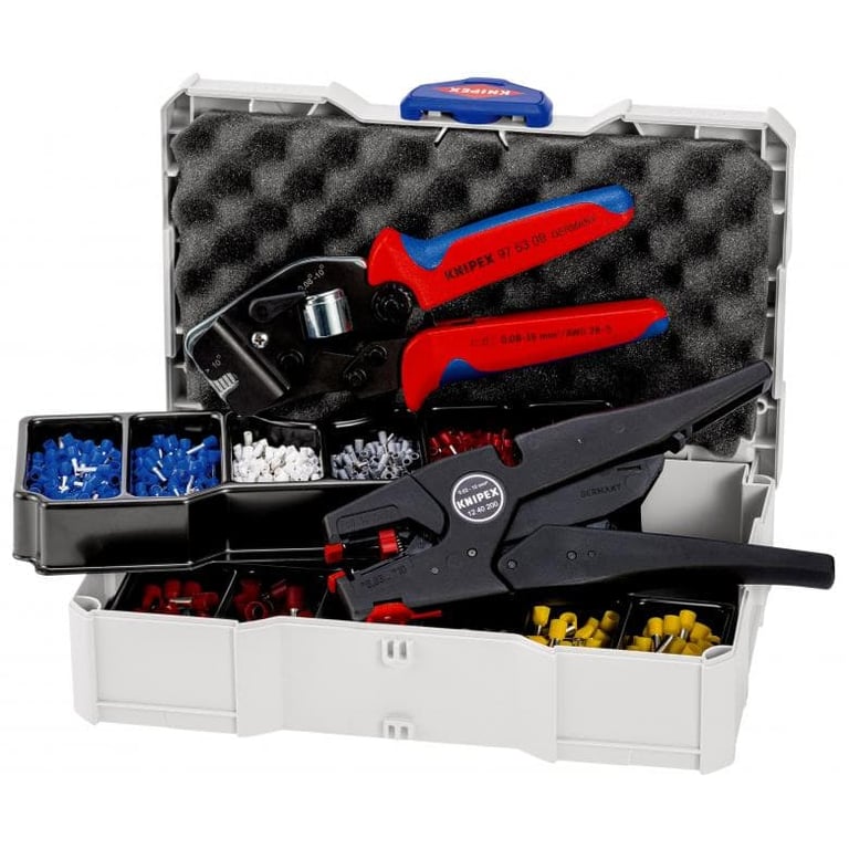 Knipex 97 90 16 zaciskarka kablowa Narzędzie do zaciskania Wielobarwny