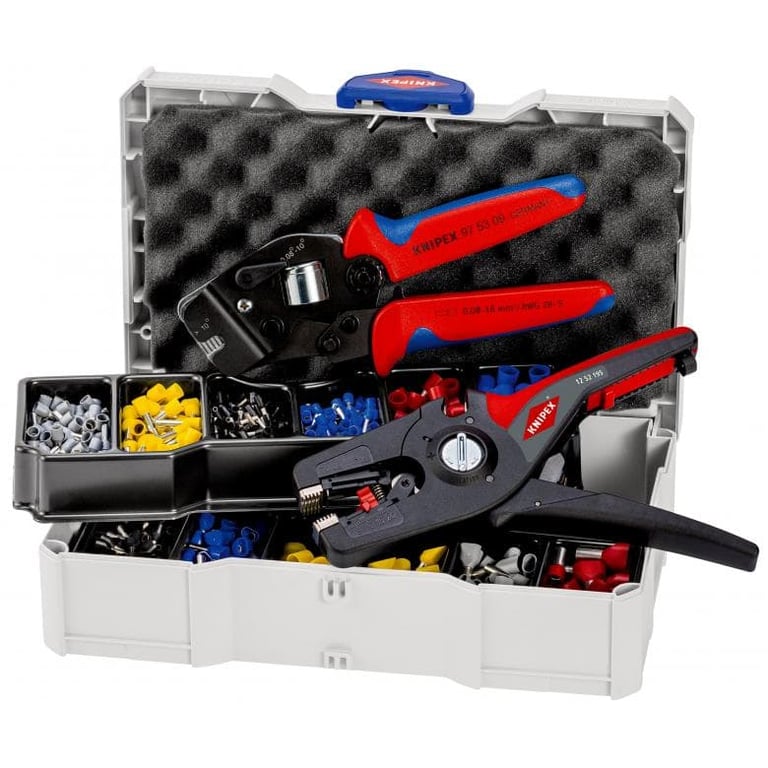 Knipex 97 90 15 zaciskarka kablowa Narzędzie do zaciskania Wielobarwny