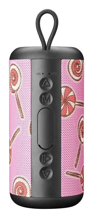 Music Sound 8018080483714 Głośnik mono przenośny Różowy 5 W