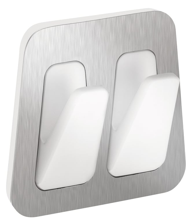 TESA 59785-00000-00 uchwyt/pierścień na ręczniki Haczyk na ręczniki Wewnętrzna Stal nierdzewna, Biały