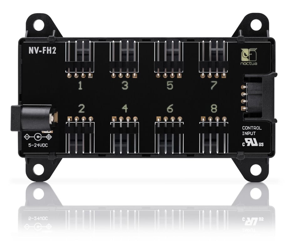 Noctua NV-FH2 regulator prędkości wentylatora 8 kan. Czarny NV-FH2