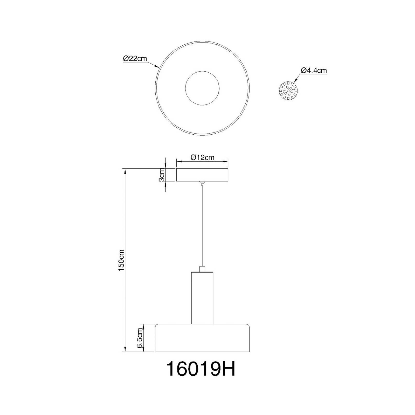 Globo Lampa wisząca Grant, aluminiowy / szary / cynkowy, salon / jadalnia, aluminium