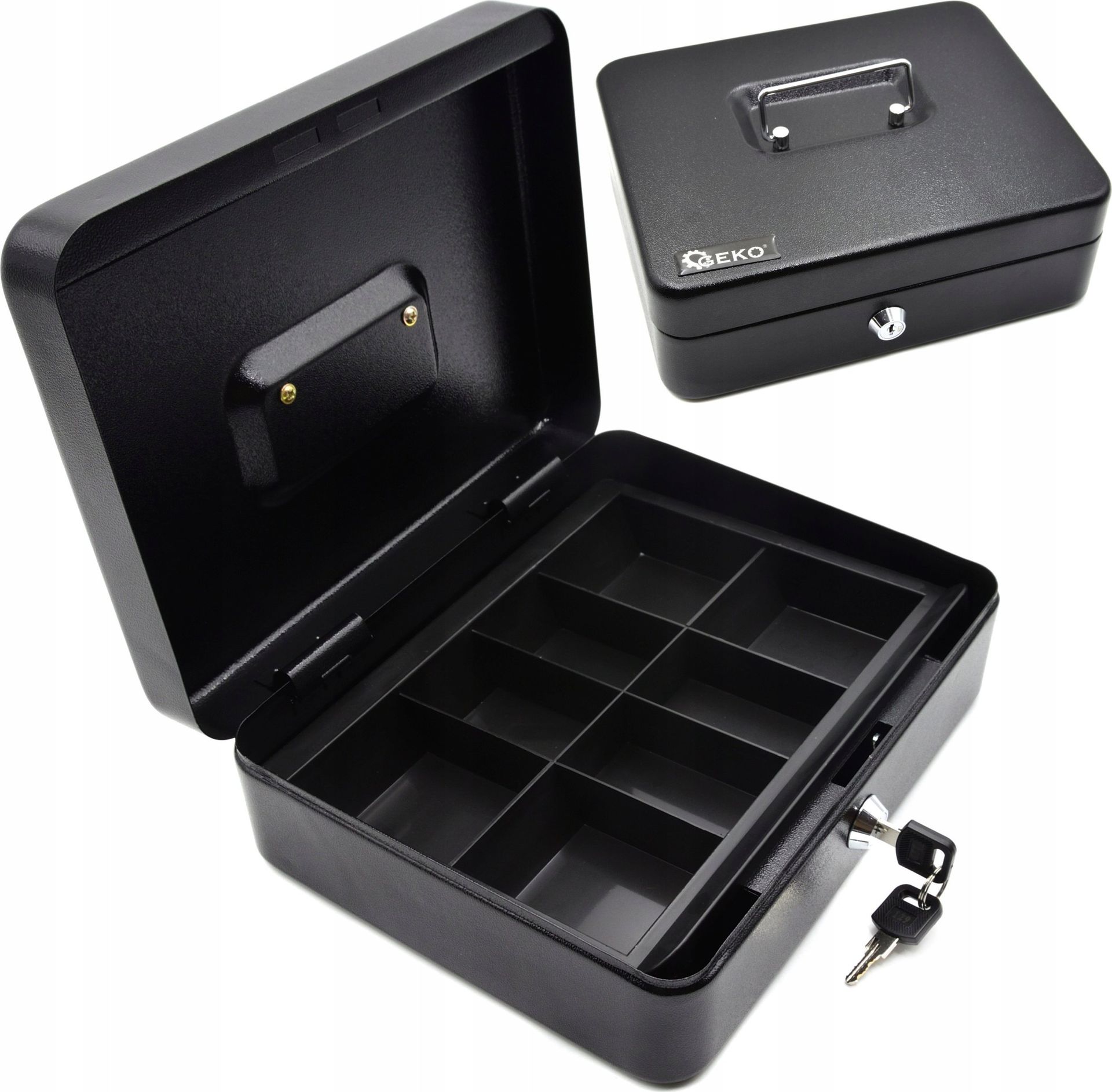 Geko Kasetka na pieniądze 250x200x90mm na kluczyk 10