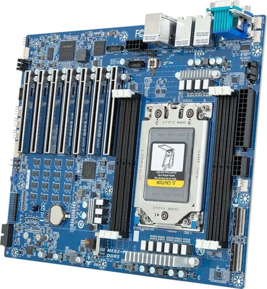 Gigabyte Gigabyte Mainboard ME03-PE0 AMD EPYC ATX Sockel SP6 Bulk 5ME03PE0NR-000-11B