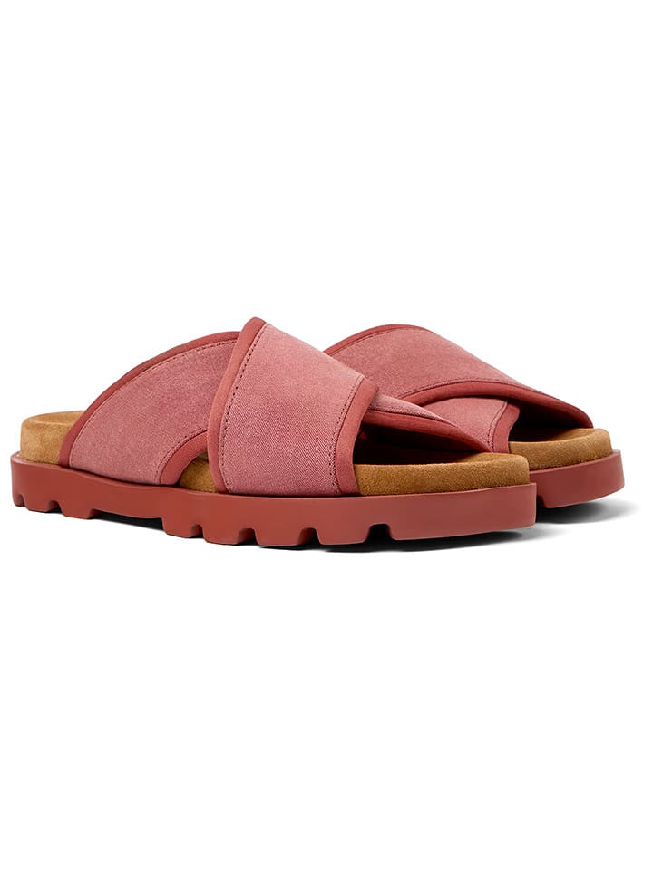 Camper Klapki w kolorze czerwonym