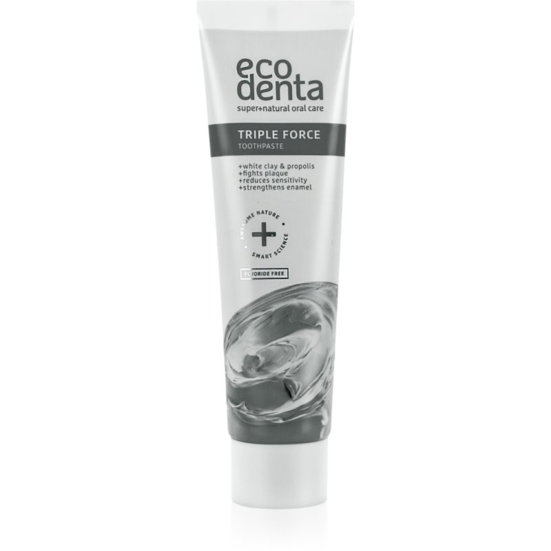 Ecodenta Pasta Do Zębów Extra Potrójny Efekt Z Białą Glinką, Propolisem I Teavigo, 100 ml ELEPASTA2