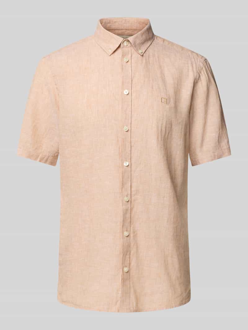 Koszula casualowa o kroju slim fit z kołnierzykiem typu button down model ‘Anton’